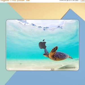 turtle macbook skin sea macbook decal animal macbook sticker MacBook Sticker Cover macbook pro skin macbook    MS 070