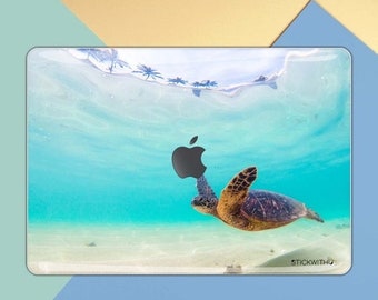turtle macbook skin sea macbook decal animal macbook sticker MacBook Sticker Cover macbook pro skin macbook    MS 070