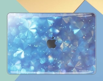 パールフラワー MacBook スキンシール | 抽象的な MacBook ステッカーカバー MacBook スキンシール MacBook ステッカー ボケ MacBook デカール ステッカー MS 075