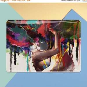 Abstract art macbook skin Painting macbook decal love macbook sticker paint MacBook Sticker Cover creative macbook pro skin macbook MS 246