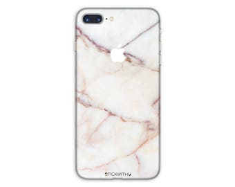 White Marble iPhone Skin marble iPhone Sticker  White Marble iPhone Decal  iPhone 7 8 plus iPhone 10 x 6 iPhone 6s 6 plus 5 5s SE PS 044