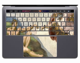 MacBook キーボードステッカー MacBook キーボードデカール アートビニール Pro Creation Of Adam MS 029
