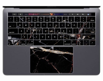 Marble MacBook Keyboard Sticker | Vinyls Black MacBook Keypad     Sticker MacBook Pro 13 Air 11 12 MS 346