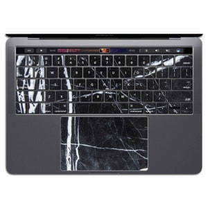 Marble MacBook Keyboard Sticker Vinyls MacBook Keypad   Black Marble   Sticker MacBook Pro 15 Air 13 MS 317