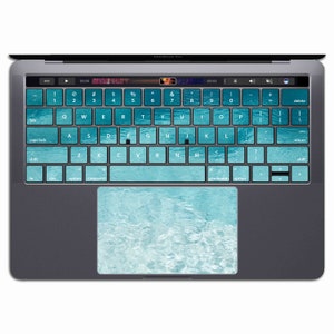 Blue   Ocean MacBook Keyboard Stickers Water MacBook Keyboard Decal Waves Vinyl Air 13 Keyboard KX 117