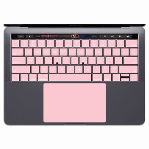 Pastel Pink Keyboard Stickers | MacBook Keyboard Decal Decal Pink   Vinyl Pro 13   KX 105