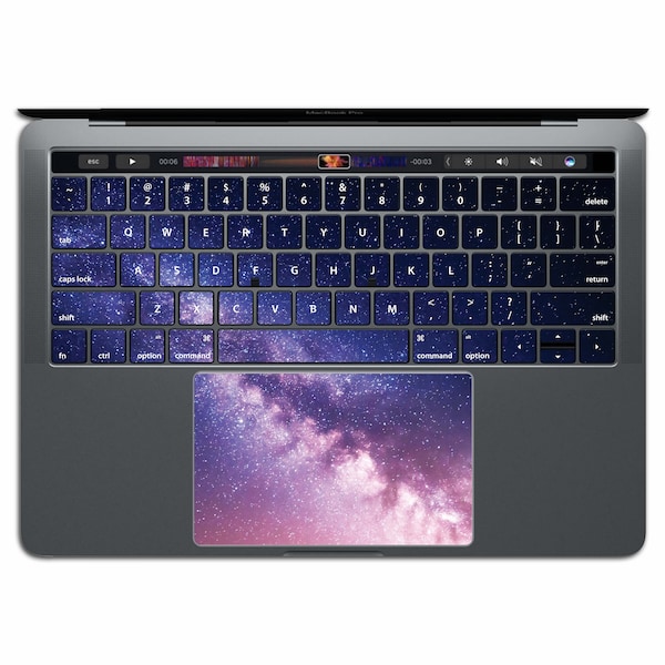 Sterne Tastatur Aufkleber Tastatur Aufkleber Aufkleber MacBook Aufkleber MacBook Air MacBook Pro Aufkleber Night Sky Vinyl MS 017