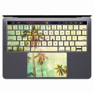 Palm Tree   | MacBook Keyboard Stickers Summer MacBook Keyboard Decal Tropical Vinyl Air 13 Pro KX 111