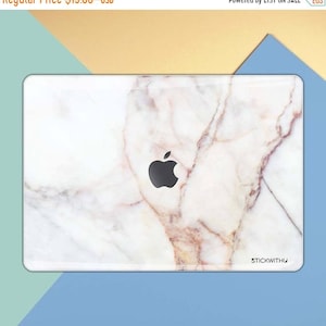 Marmor MacBook Haut weiß Marmor MacBook Aufkleber Marmor Macbook Sticker Marmor Textur Macbook Pro Macbook Air Macbook Aufkleber 13 15 12 MS 044