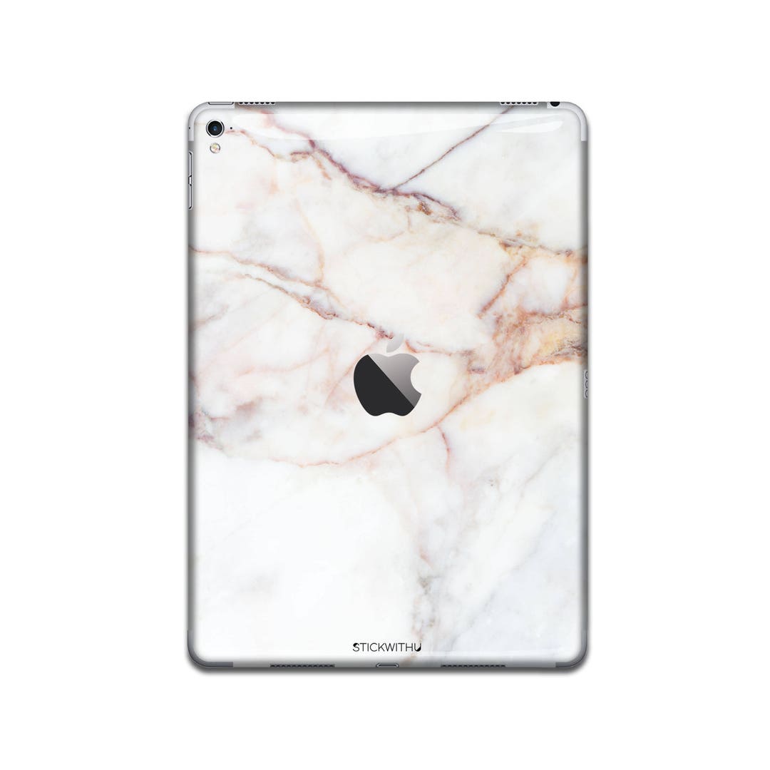 White Marble iPad Skin Sticker Marble iPad Case Black Marble iPad Decal