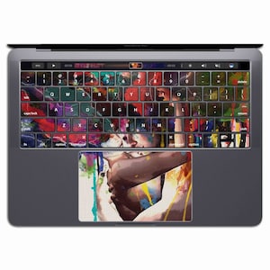 Art   | MacBook Keyboard Stickers Abstract MacBook Keyboard Decal Vinyl Air 13 Keyboard Pro 15 MS 246