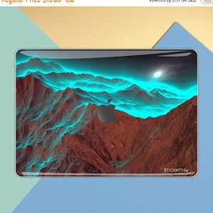 Macbook Aufkleber Macbook Sticker Macbook Skin Landschaft MacBook Sticker Cover Berg Macbook Pro Skin Nebel abstrakt Macbook Air MS 296