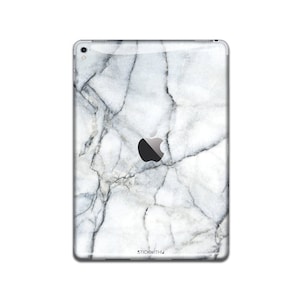 Naklejka na iPada z białego marmuru Etui na iPada z marmuru Naklejka na iPada z czarnego marmuru Obudowa iPada Naklejka na iPada iPad Air iPad Pro 9.7 12.9 IS 144