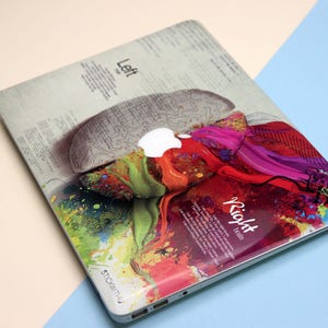 Painting MacBook Skin Left Right Brain MacBook Decal MacBook Sticker ...