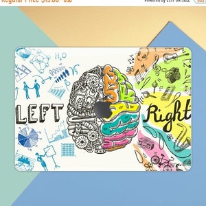 Peinture peau de macbook cerveau gauche droit sticker macbook sticker macbook Art MacBook Sticker housse créativité macbook pro skin macbook MS 337