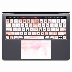 Pink MacBook Keyboard Stickers Pastel MacBook Keyboard Decal   Watercolour Vinyl Pro 13   11 MS 141