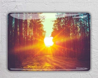 landscape macbook skin forest macbook decal sun macbook sticker sunset macbook Sticker cover photography macbook pro Air MS 079