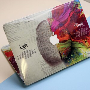 Painting MacBook Skin Left Right Brain MacBook Decal MacBook Sticker ...