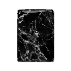 Naklejka na iPada Czarny Marmur Marmurowe Etui na iPada Czarny Marmur Naklejka na iPada Obudowa iPada Naklejka na iPada iPad Air iPad Pro 9.7 12.9 IS 002