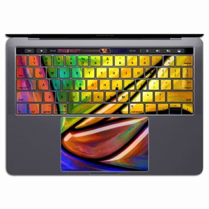 Abstract Paint MacBook Keyboard Sticker | MacBook Keyboard Decal Art   Air 13 Vinyl Pro 13 Oil MS 097