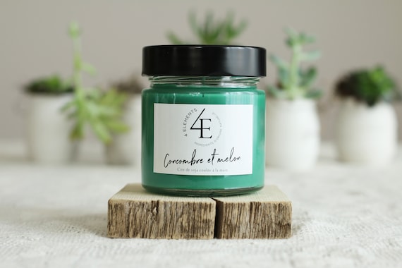 Cucumber melon Soy Candle (with Purolator 2 days delivery)