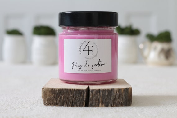 sweet pea, sweet pea, soy wax, soy wax candle, candle (with Purolator 2 days delivery)