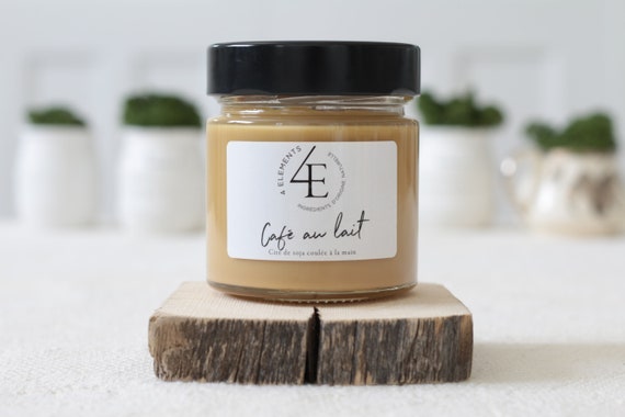coffee milk-coffee milk candle candle (delivery fast Purolator 2 days)