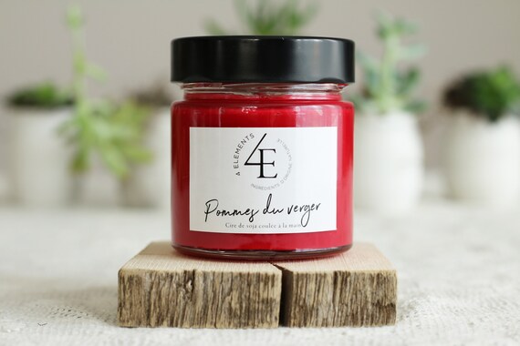 Apple Orchard, candle in soy. - 212g time 50 hours (delivery fast Purolator 2 days)