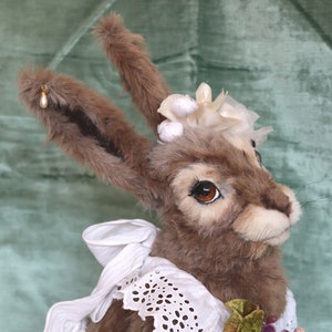 CHATEAU MIJOU Large Anthropomorphic Victorian Dressed Artist Bunny, Easter Rabbit "Cleo"