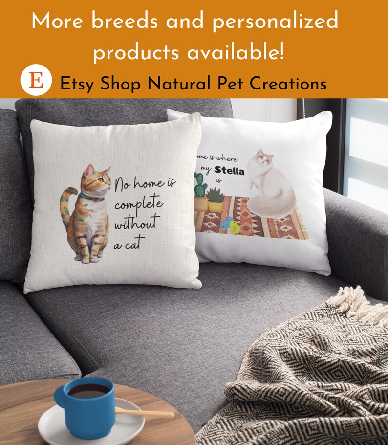 Personalized Cat Mom Round Pillow - Up to 5 Cats - Gift Idea For Cat Lover - Crazy Cat Lady