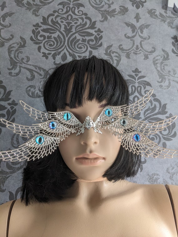 Biblically Accurate Angel Semi Blind Mask, Angel Face Piece