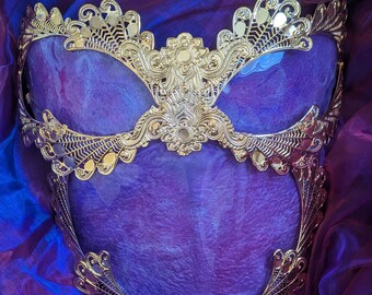 Festival Breastplate Top - Shiny Futuristic Corset For Women Backless Costume