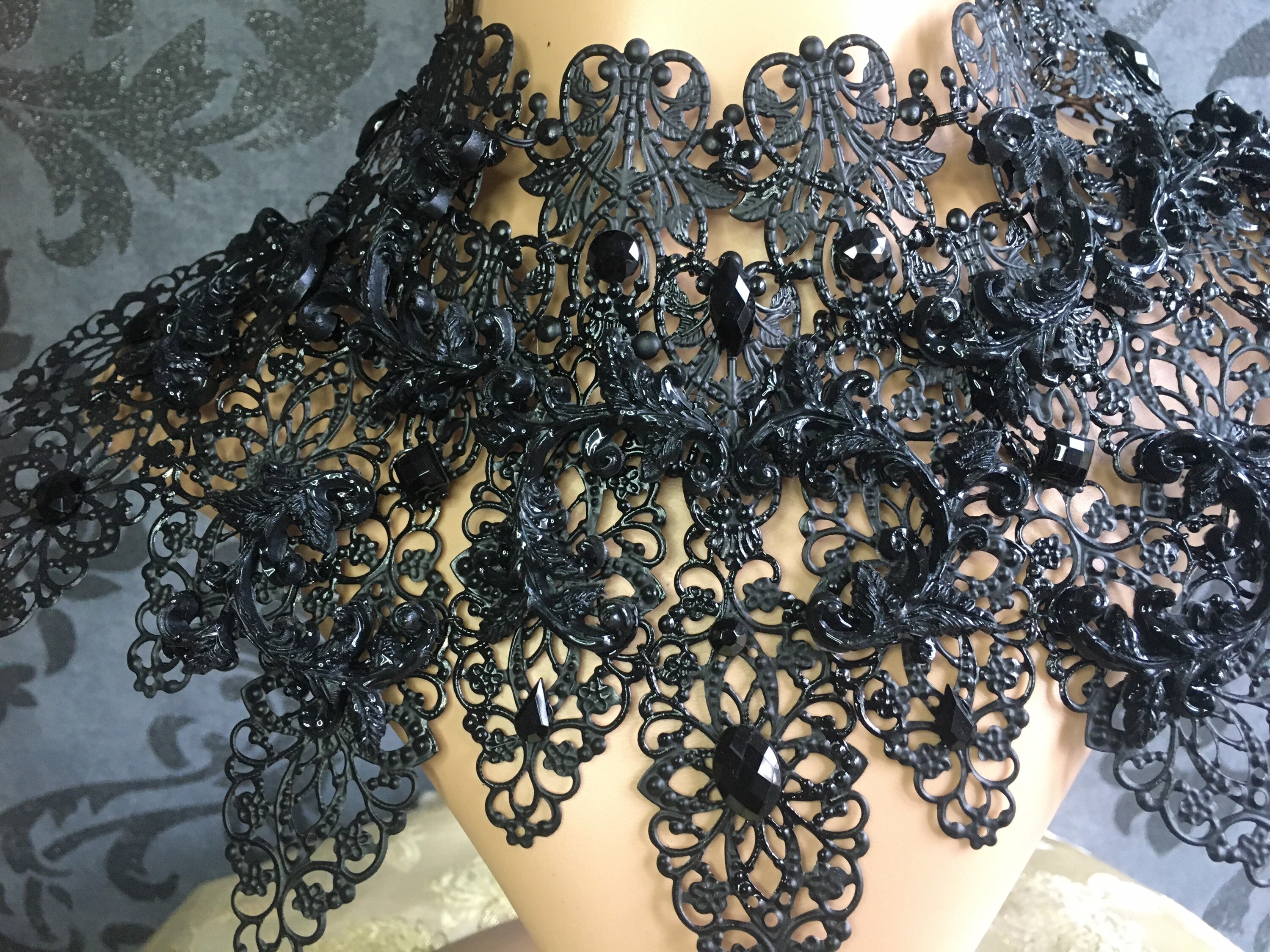 Chocker Neck Armor, Armor Breastplate Collar, Gothic Victorian