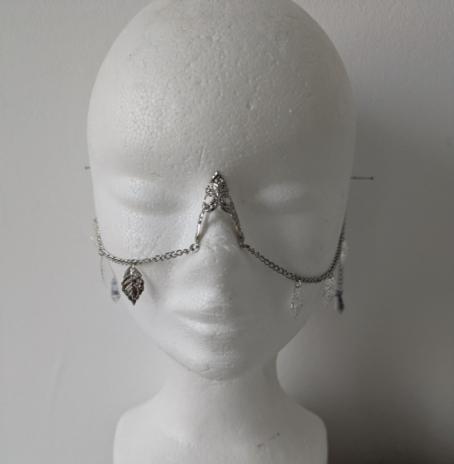Nose Chain, Nose Bridge Cuff, Face Chain Jewelry, Faux Piercing, Face ...