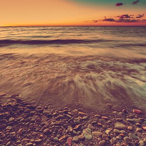 Beach Print, Beach Wall Art, Beach Wall Decor, Coastal Print, Printable Wall Decor, Coastal Wall Art, Fine Art Print, Beach Sunset Print