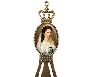 Marque-pages Sissi Impératrice d'Autriche Élisabeth de Wittelsbach cadeau bijou femme