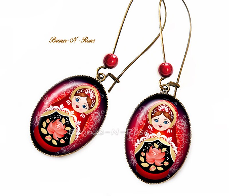 Russian doll deals earrings