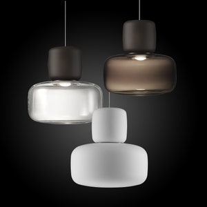 Modern Crystal Murano Light Suspension - Model Cogi - Cristalleria Murano - Italia Contemporary Minimal Design