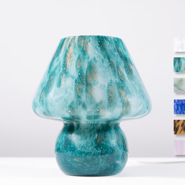 Mushroom Lamp in Murano Glass • Epigeo Big • bedside lamp Abatjour • Made in Italy • Gift for Her