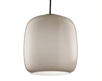 Modern Crystal Murano Light Suspension - Model Soak Satin - Cristalleria Murano - Italia Contemporary Minimal Design