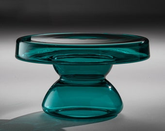 Tola Short • Glass Coffe table • Bed side Table • Modern Side Table • Made in Italy • Luxury Furniture