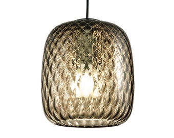 Modern Crystal Murano Light Suspension - Model Soak Balloton - Cristalleria Murano - Italia Contemporary Minimal Design