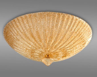 Ceiling light in gold Graniglia - Murano Glass