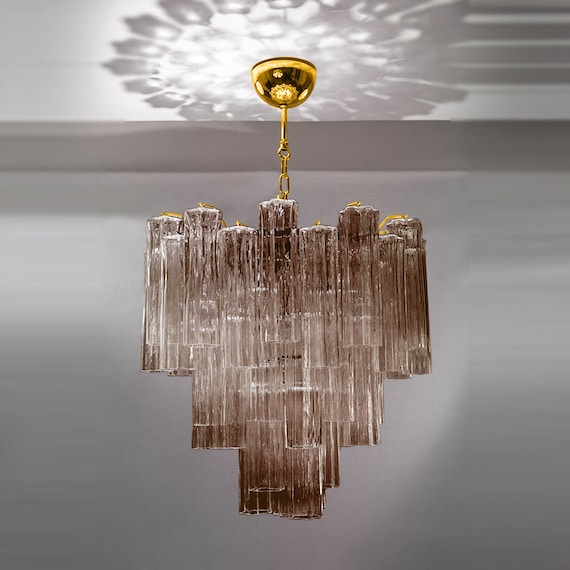 Mid century crystal chandelier deals