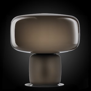 Moderne Design-Tischlampe aus Murano-Kristall – Cogi-Modell – Murano-Glaswaren – italienisches Minimal-Design