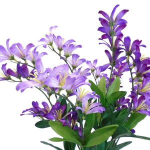Freesia Bush Filler Artificial Silk Flowers 9-6218 21" Bouquet
