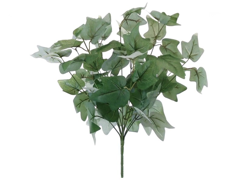 Leaves Bush Artificial Silk Greenery 17 Plant 12 80 Etsy UK