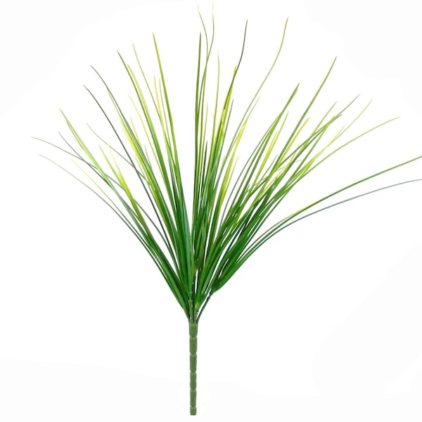 GREEN Lite GREEN Bush Onion Grass Artificial Plastic Greenery 21" Plant 7-5778 GRLGR