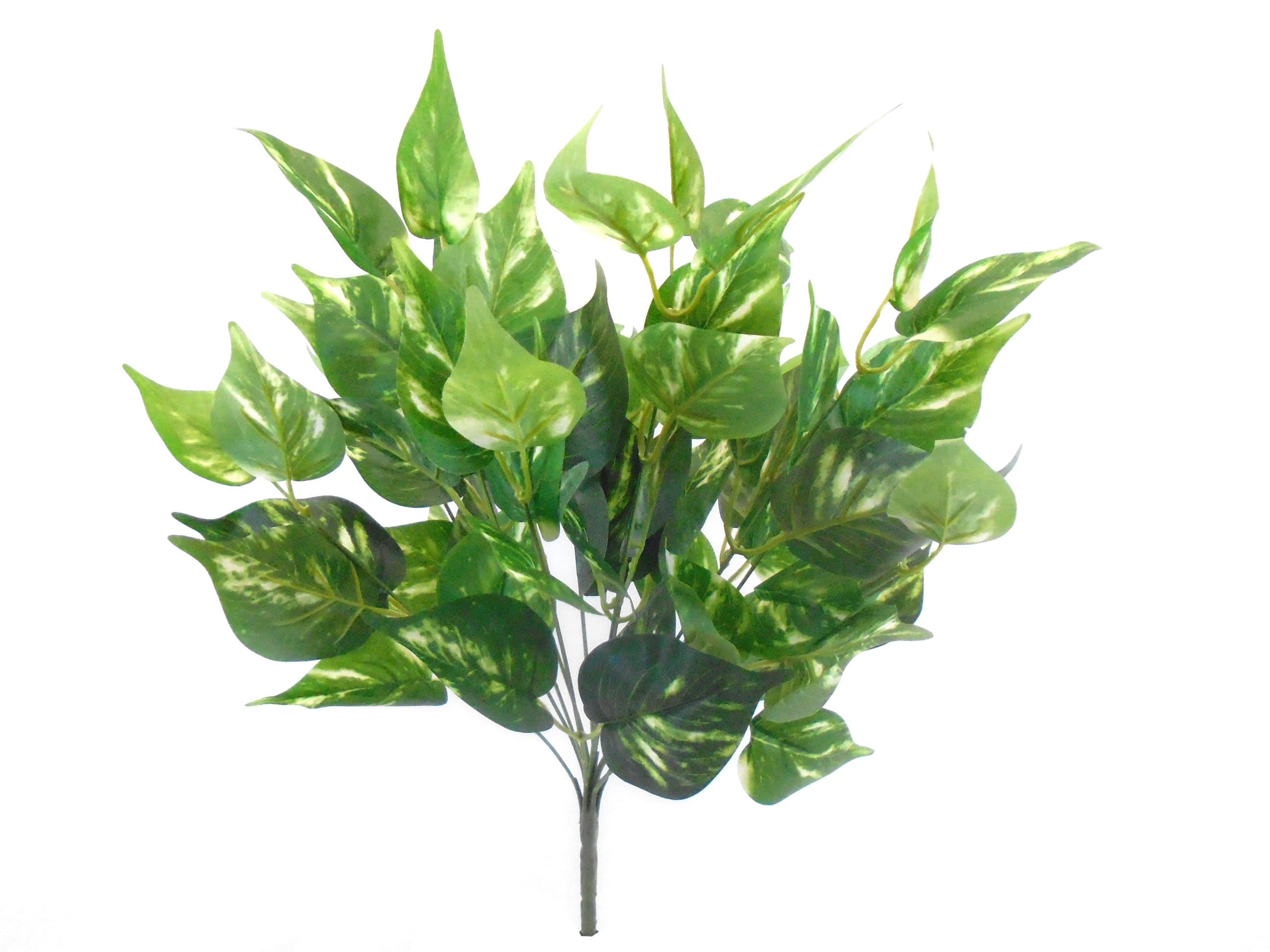 Leaves Bush Artificial Silk Greenery 17 Plant 12 80 Etsy UK