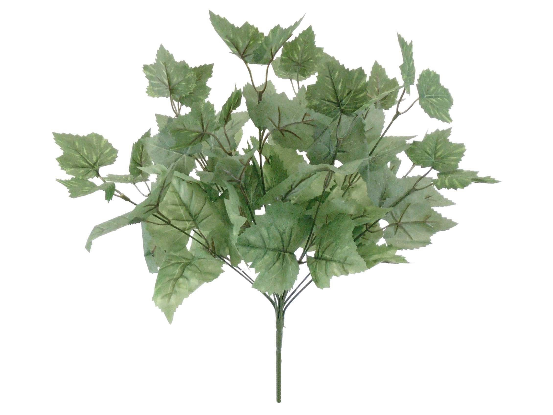 Leaves Bush Artificial Silk Greenery 17 Plant 12 80 Etsy